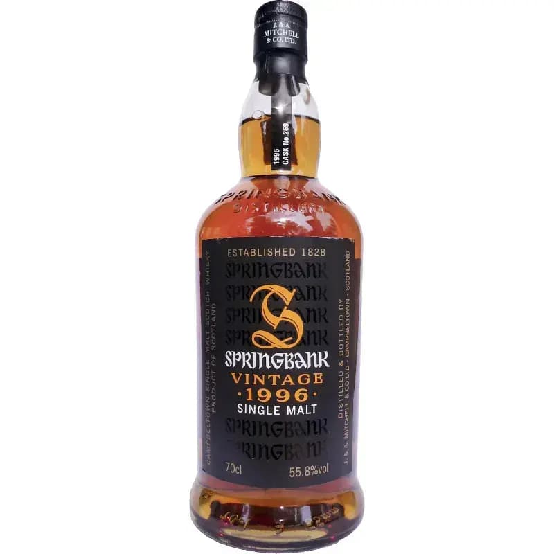 Springbank 1996 Vintage For Kensington Wine Market Cask Nr.269