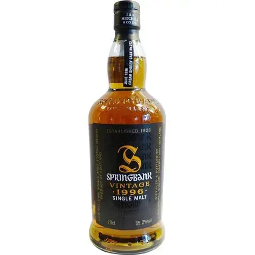 Springbank 1996 Vintage For Sweden Cask Nr.272