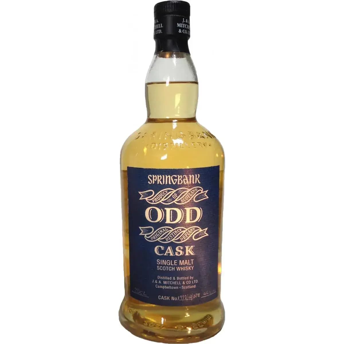 Springbank 1997 Odd Light Rum Cask Nr.1997/12/378