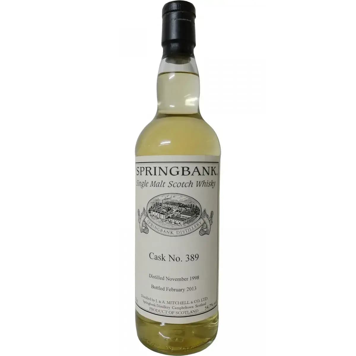 Springbank 1998 Private Bottling Cask Nr.389