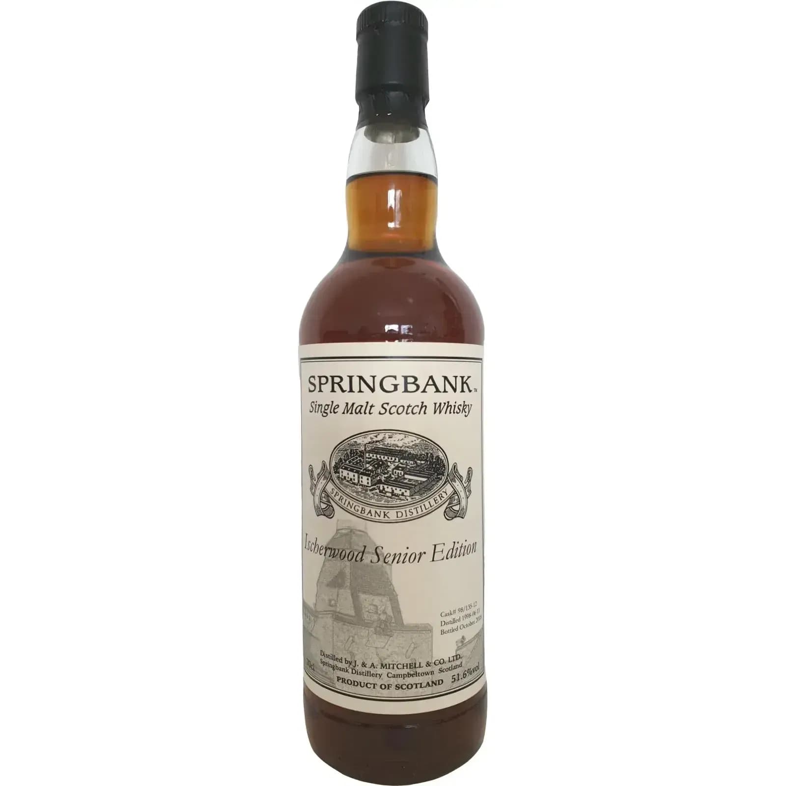 Springbank 1998 Private Bottling Cask Nr.98/135 - 12