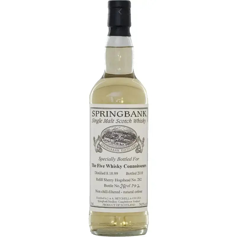 Springbank 1999 Private Bottling Cask Nr.282