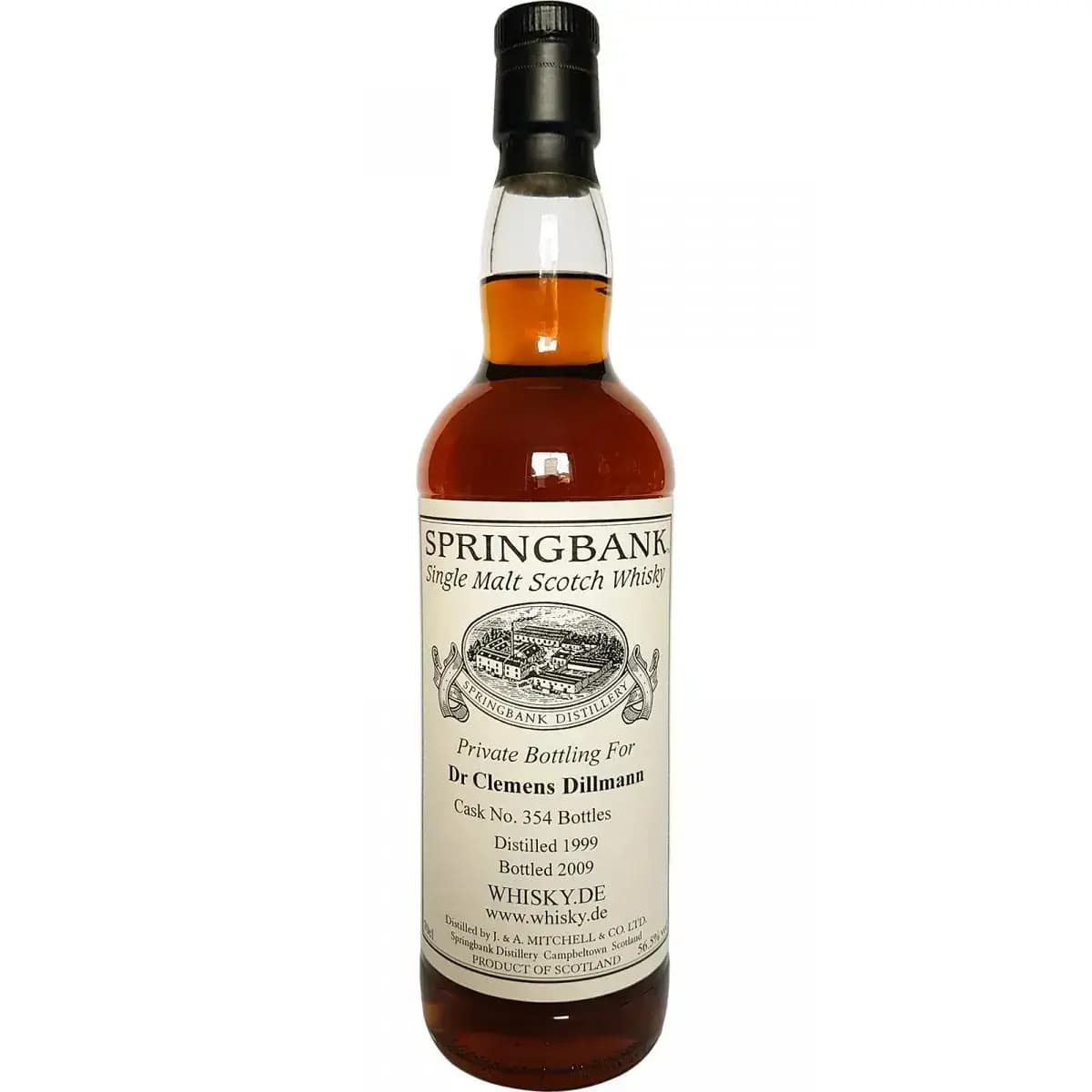 Springbank 1999 Private Bottling Cask Nr.354