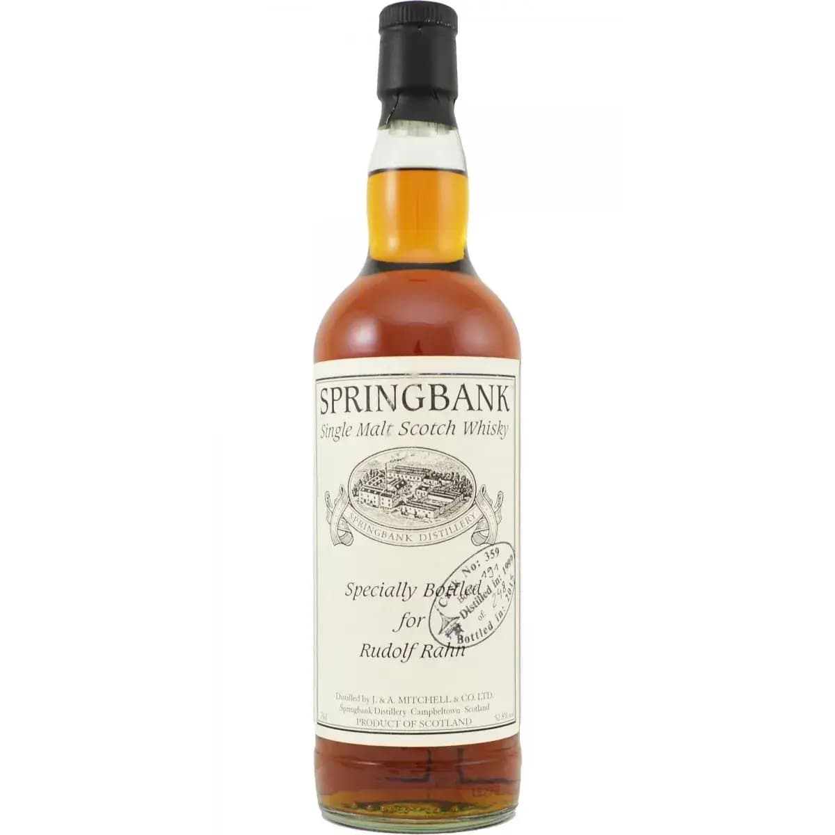 Springbank 1999 Private Bottling Cask Nr.359