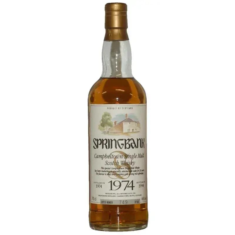 Springbank 20 Years Old 1974 Distillery Picture Label