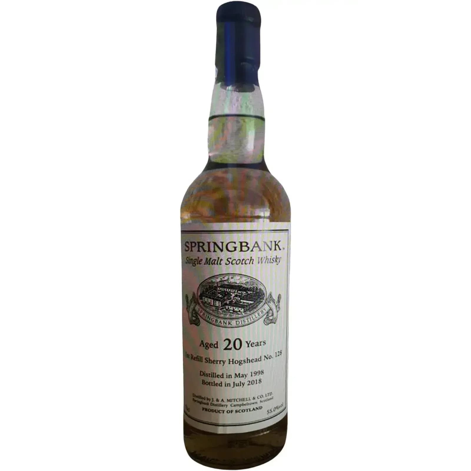 Springbank 20 Years Old 1998 Cask Nr.128