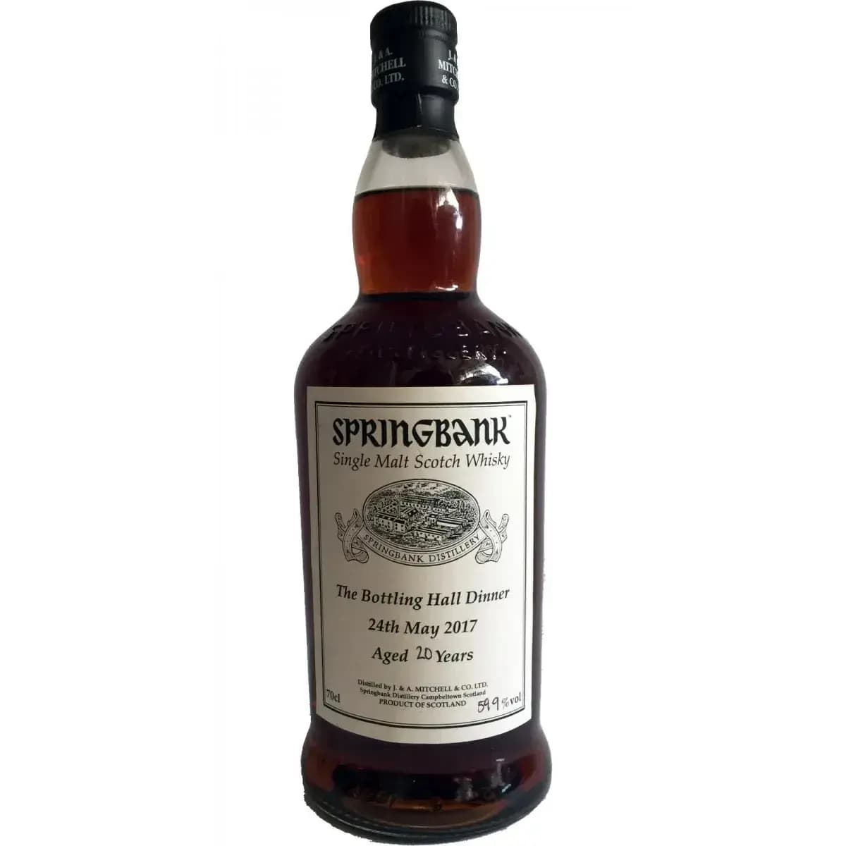 Springbank 20 Years Old Cask Nr.608