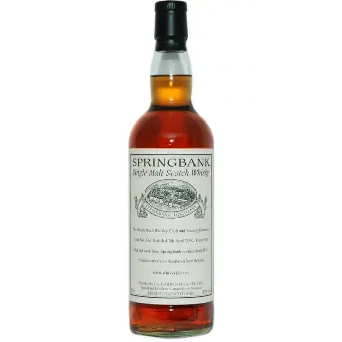 Springbank 2000 Private Bottling Cask Nr.163