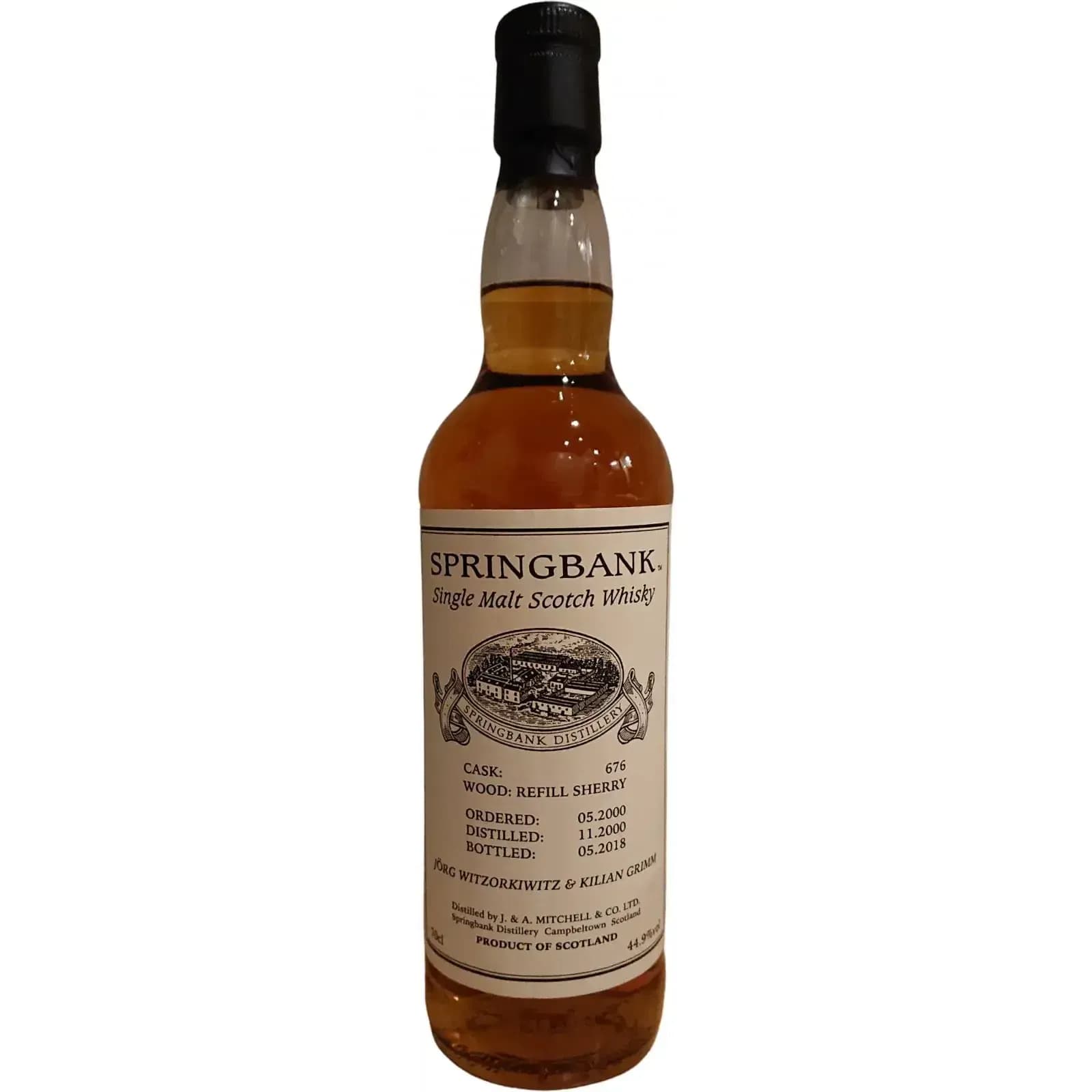 Springbank 2000 Private Bottling Cask Nr.676