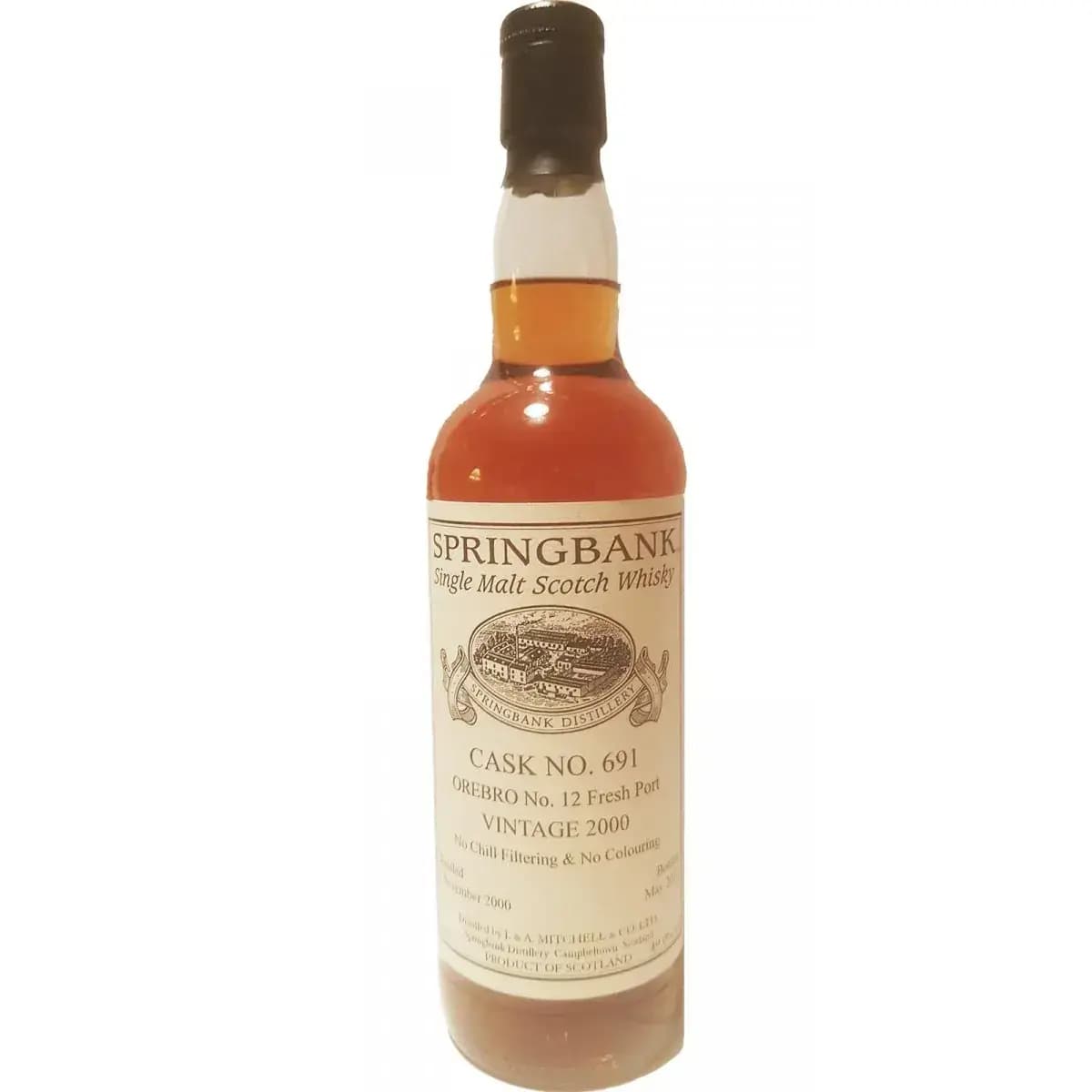 Springbank 2000 Private Bottling Cask Nr.691