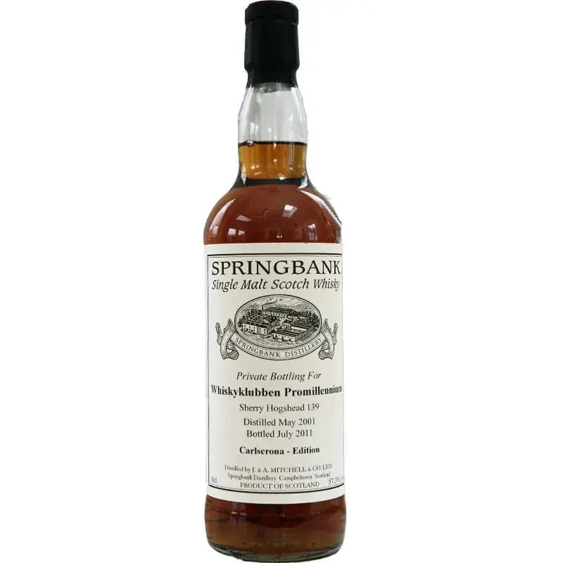Springbank 2001 Private Bottling Cask Nr.139