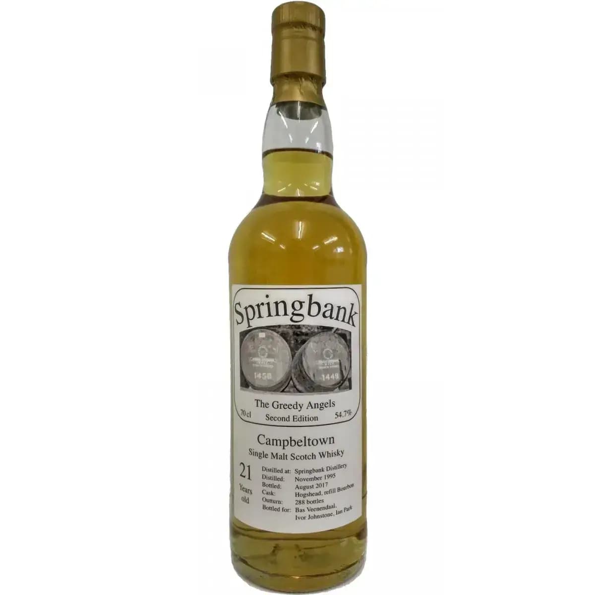 Springbank 21 Years Old 1995 The Greedy Angels - 2Nd Edition