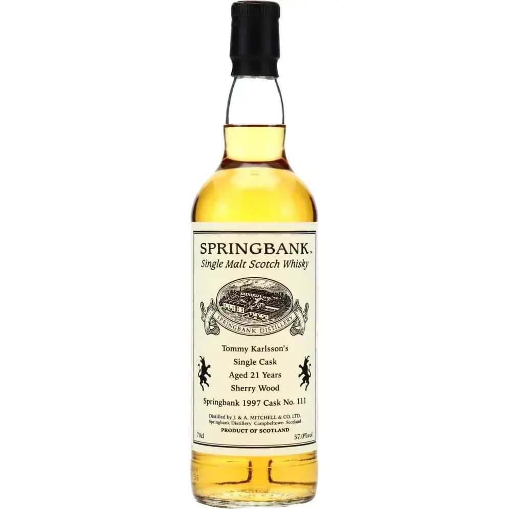 Springbank 21 Years Old 1997 Private Bottling Cask Nr.111