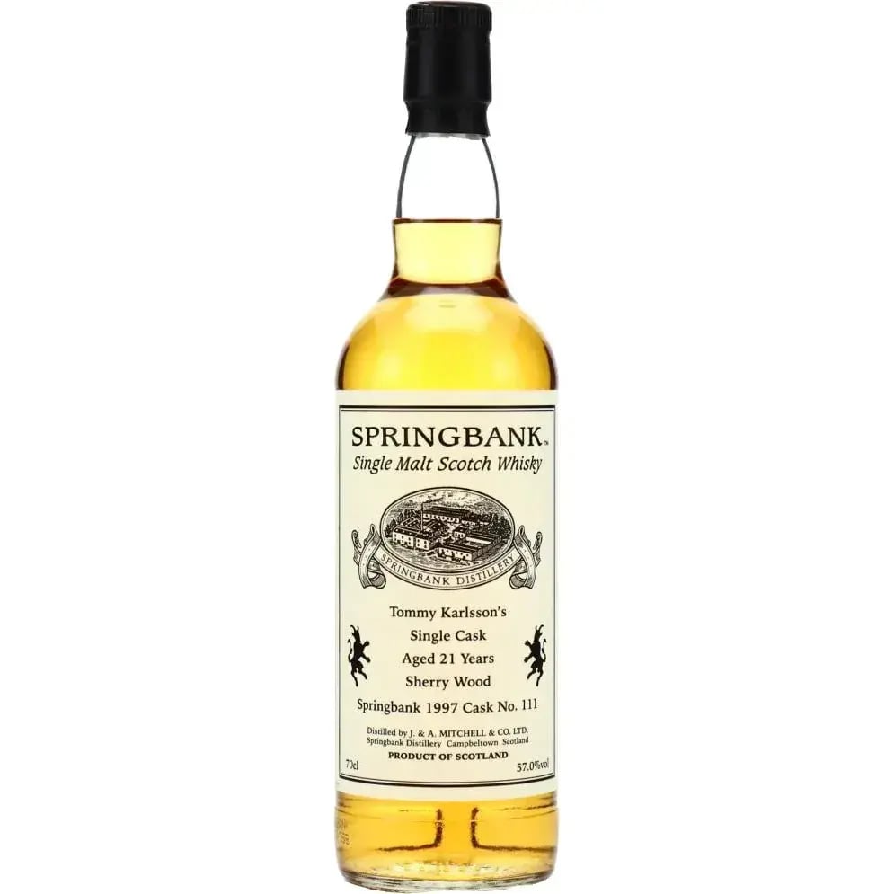 Springbank 21 Years Old 1997 Private Bottling Cask Nr.111