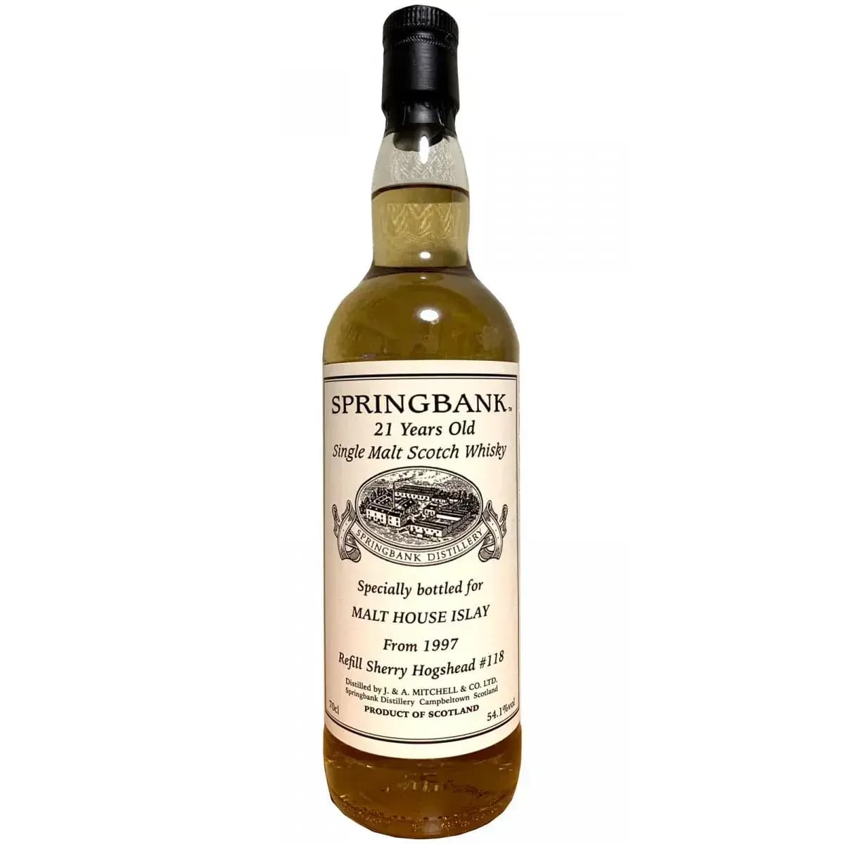 Springbank 21 Years Old 1997 Private Bottling Cask Nr.118