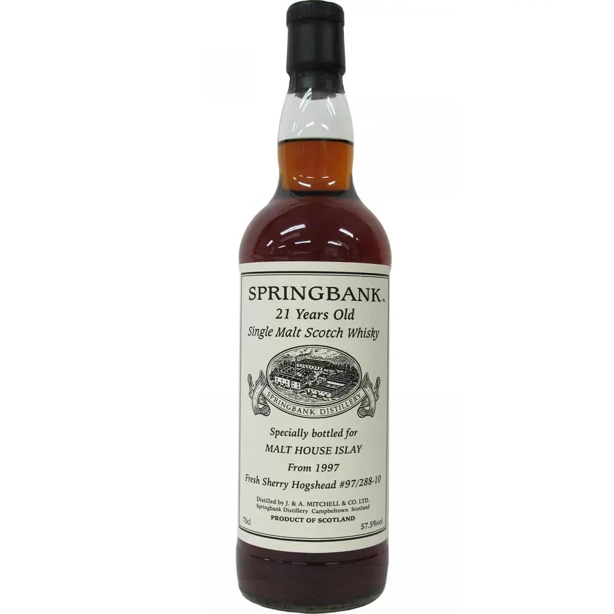 Springbank 21 Years Old 1997 Private Bottling Cask Nr.97/288 - 10