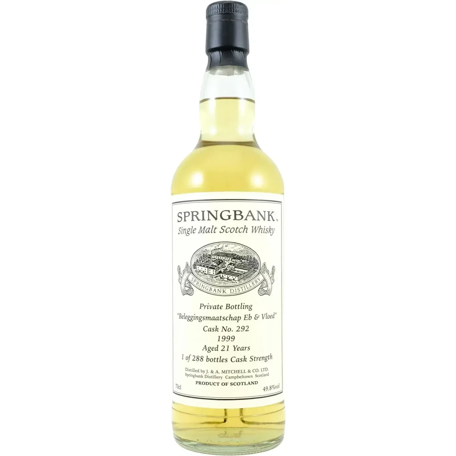 Springbank 21 Years Old 1999 Private Bottling Cask Nr.292