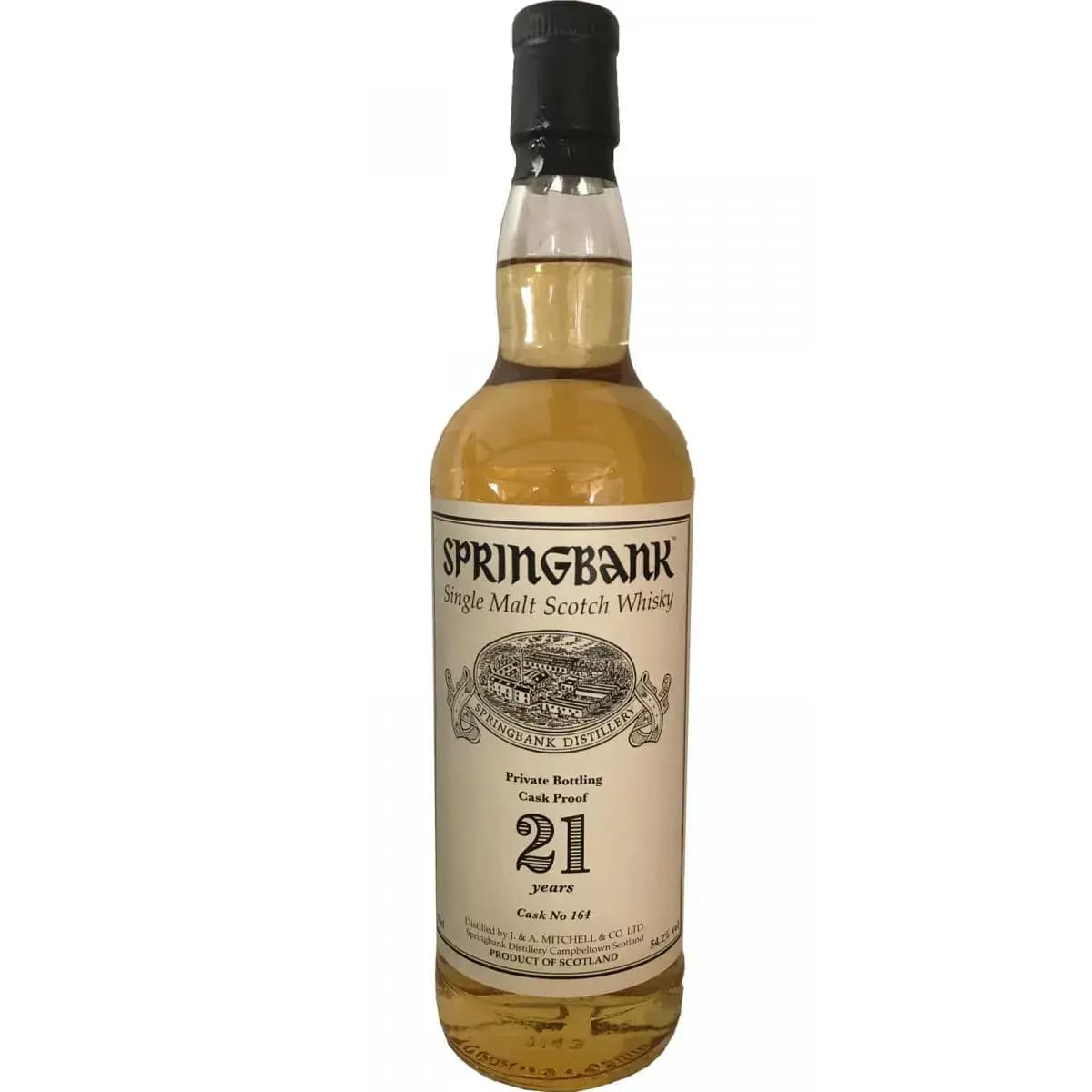 Springbank 21 Years Old Private Bottling Cask Nr.164