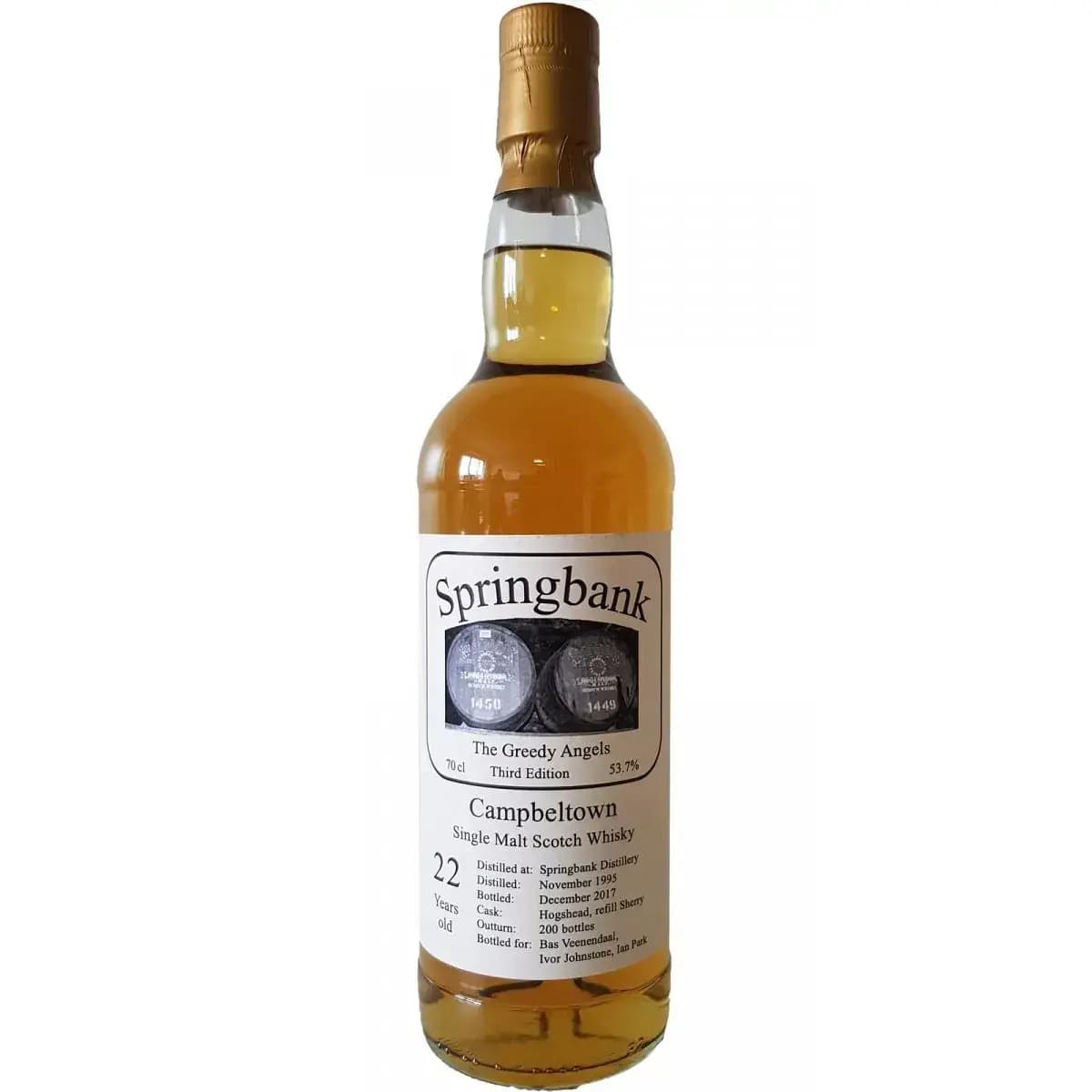Springbank 22 Years Old 1995 The Greedy Angels - 3Rd Edition