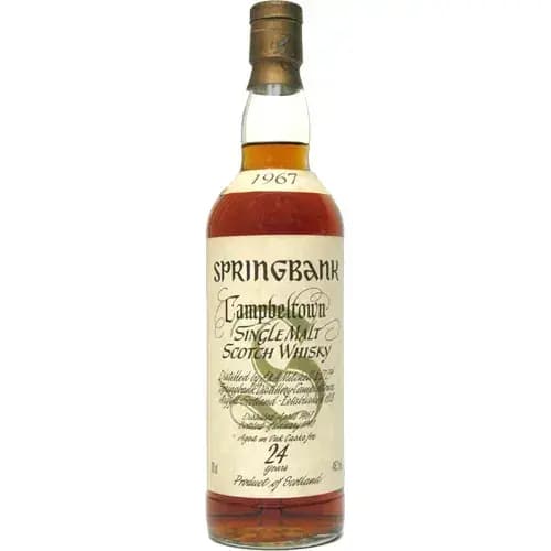 Springbank 24 Years Old 1967