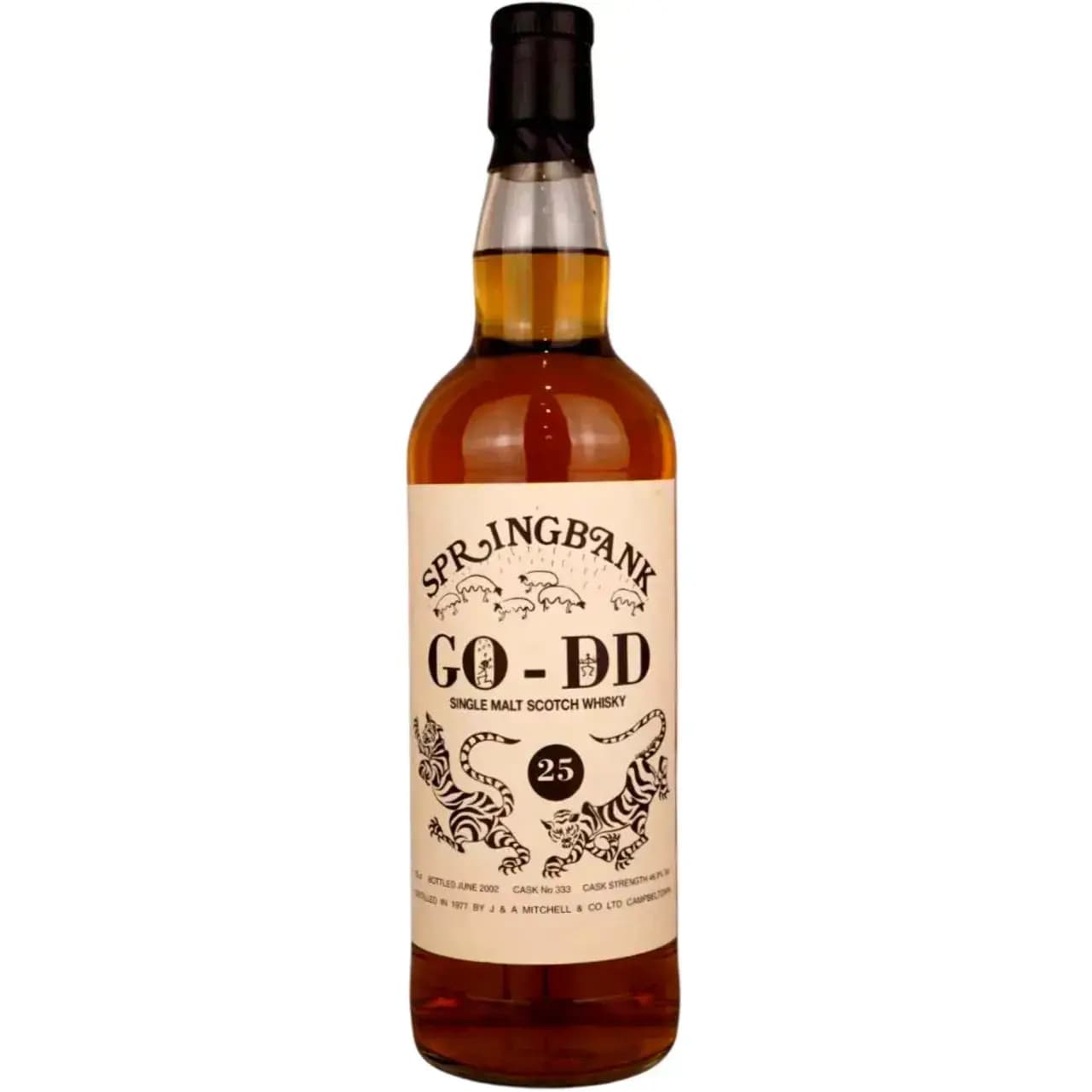 Springbank 25 Years Old 1977 Go-Dd Cask Nr.333