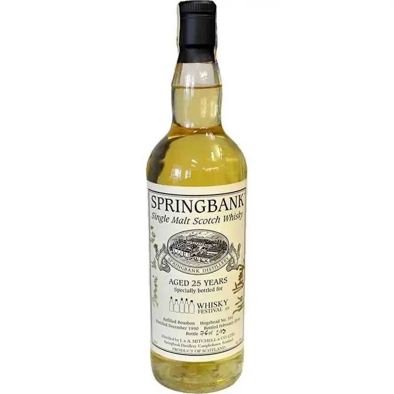 Springbank 25 Years Old 1990 Cask Nr.591