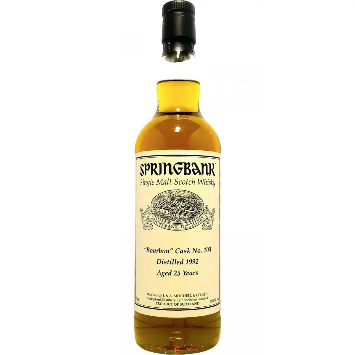 Springbank 25 Years Old 1992 Private Cask Nr.103