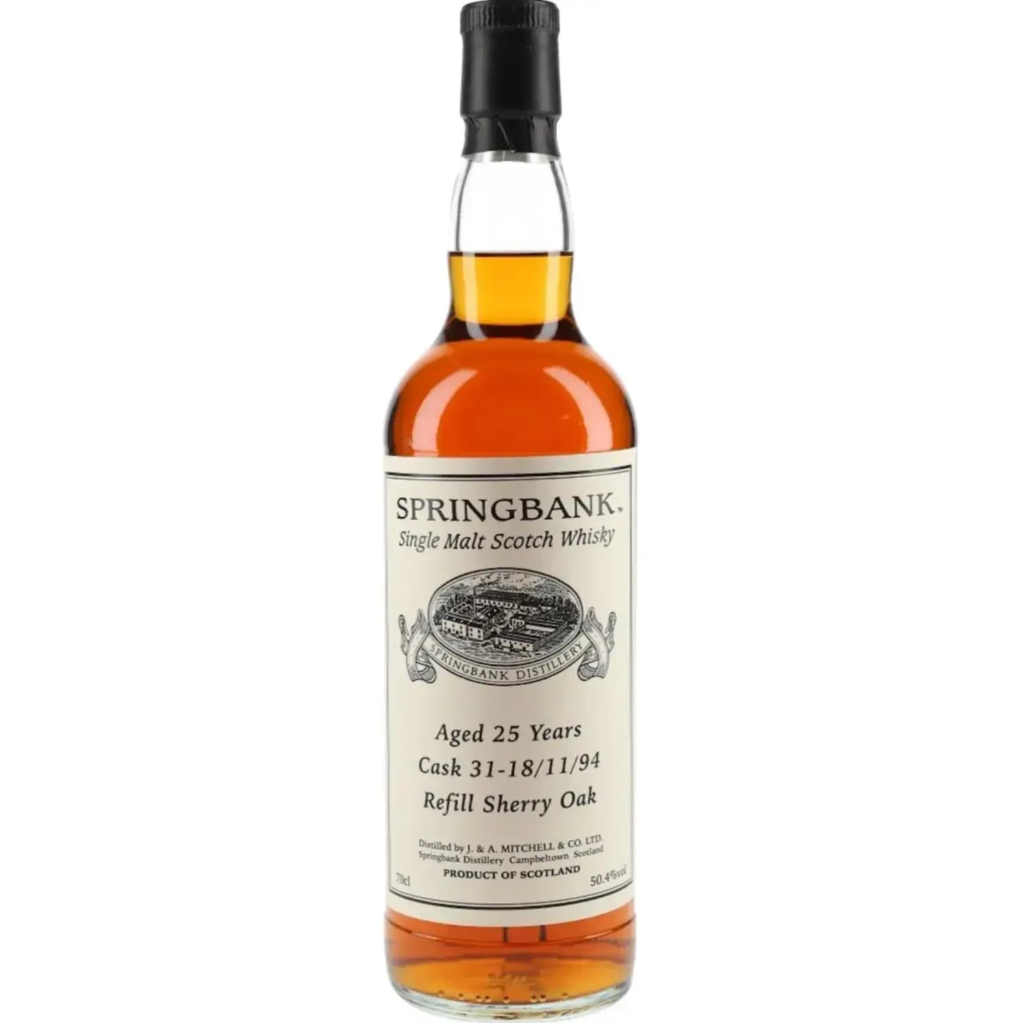 Springbank 25 Years Old 1994 Private Cask Bottling Cask Nr.31 - 18/11/94