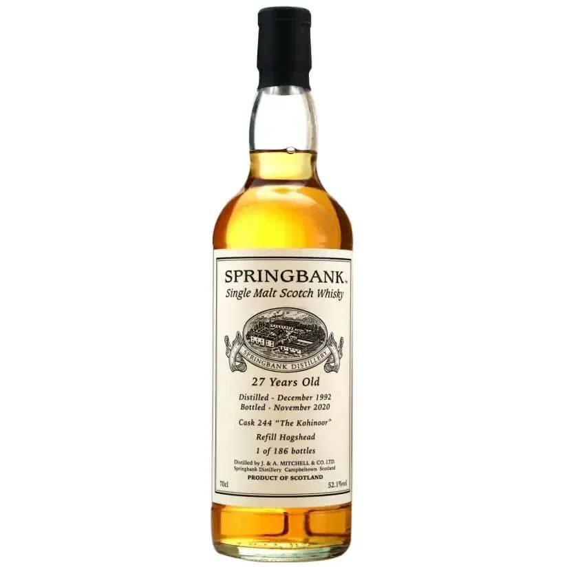 Springbank 27 Years Old 1992 Private Bottling Cask Nr.244