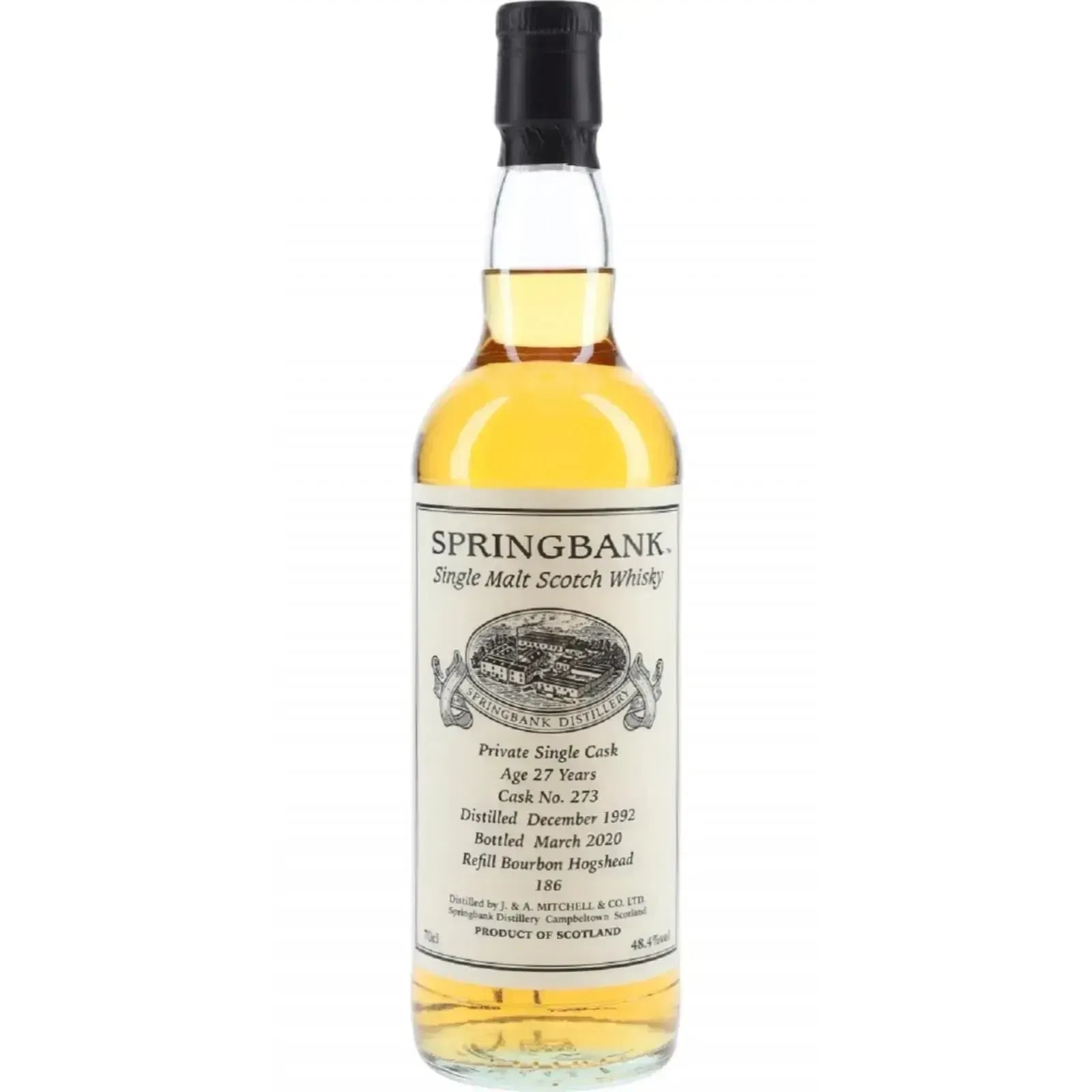 Springbank 27 Years Old 1992 Private Bottling Cask Nr.273