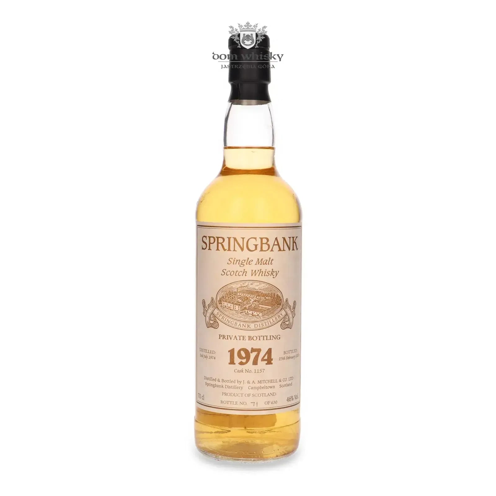 Springbank 28 Years Old 1974 Private Bottling Cask Nr.1157