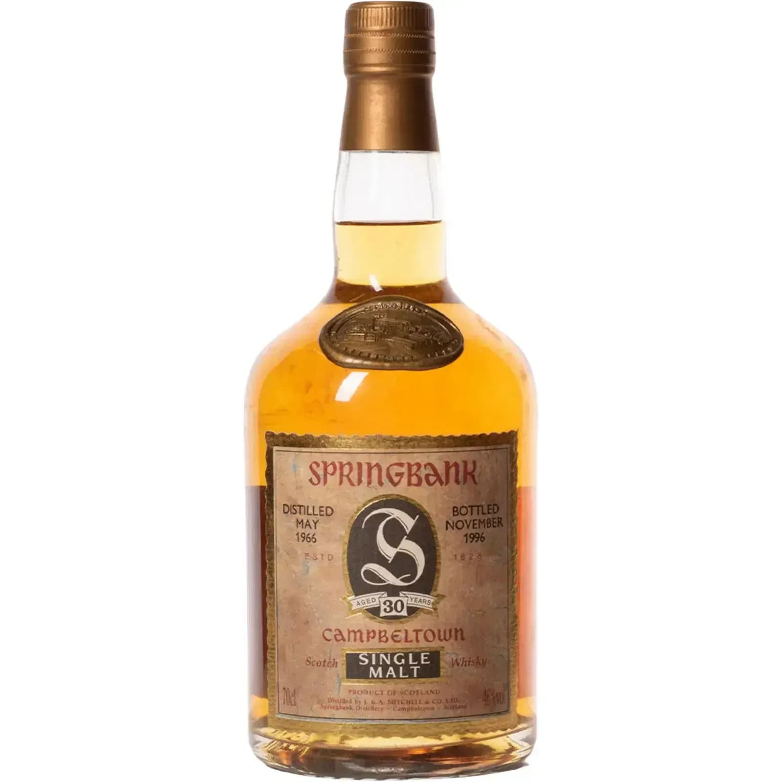 Springbank 30 Years Old 1966 Cask Nr.1648