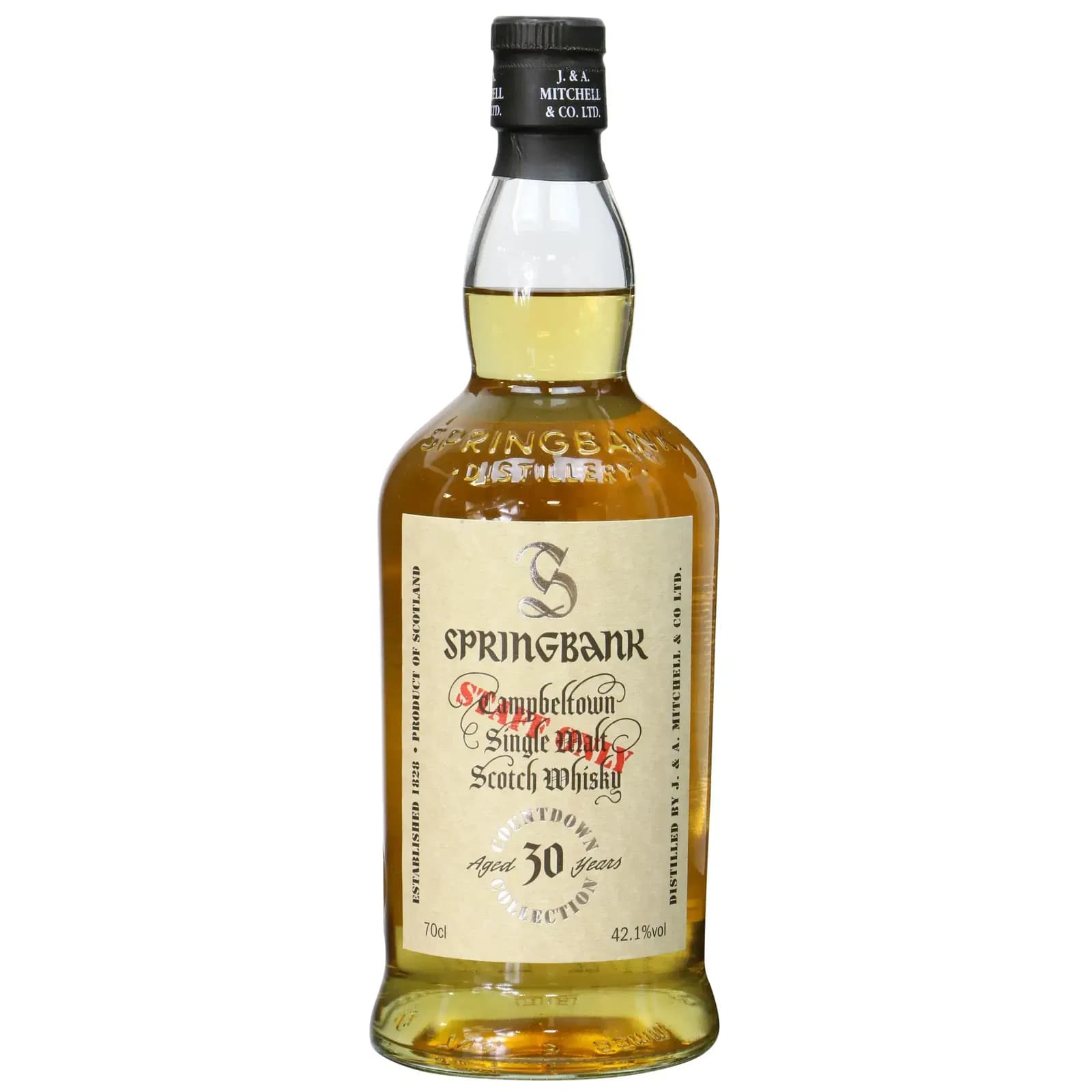 Springbank 30 Years Old Countdown Collection