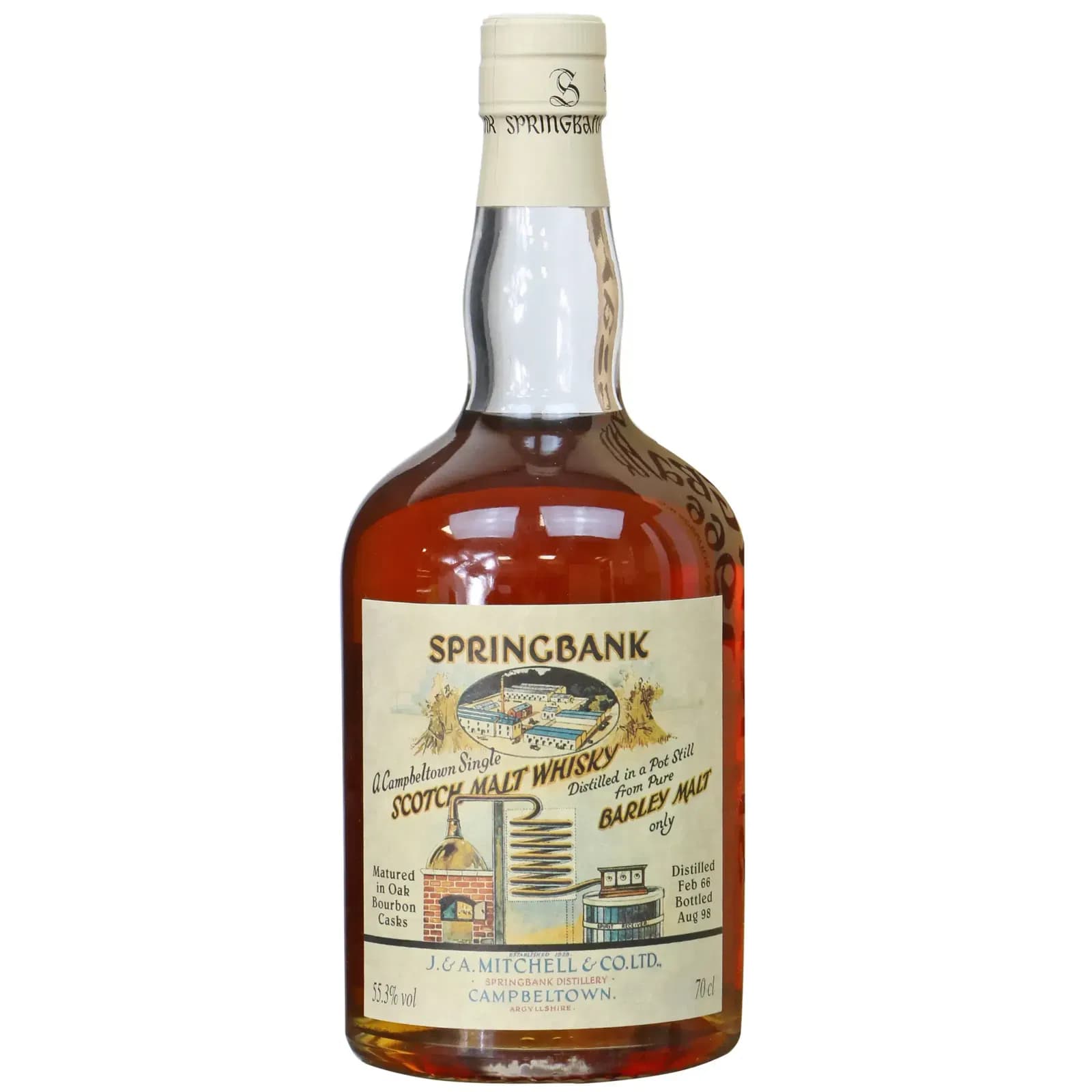 Springbank 32 Years Old 1966 Local Barley Cask Nr.1966 498