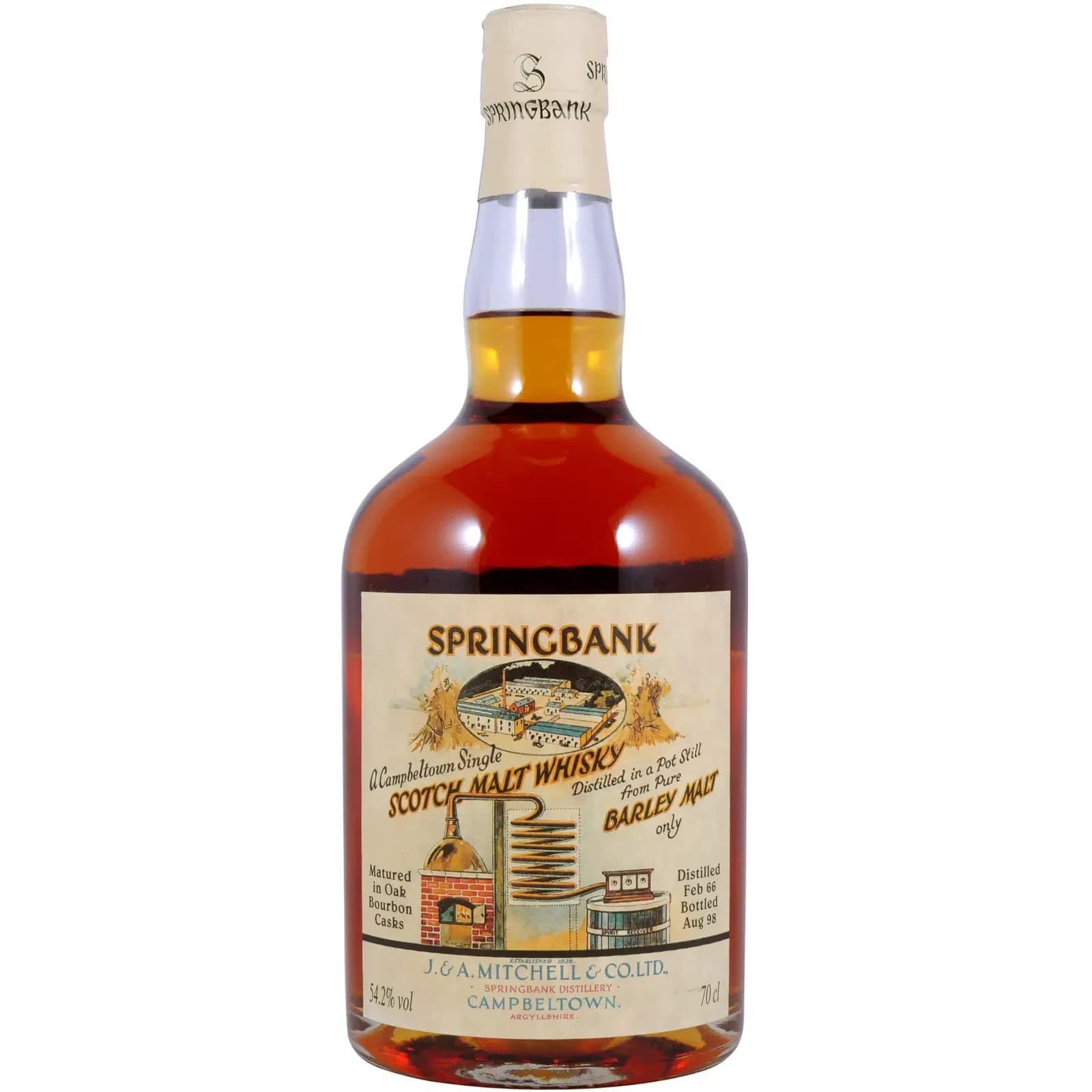 Springbank 32 Years Old 1966 Local Barley Cask Nr.1966 500