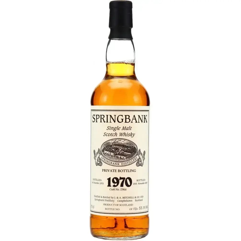 Springbank 32 Years Old 1970 Private Bottling Cask Nr.2966