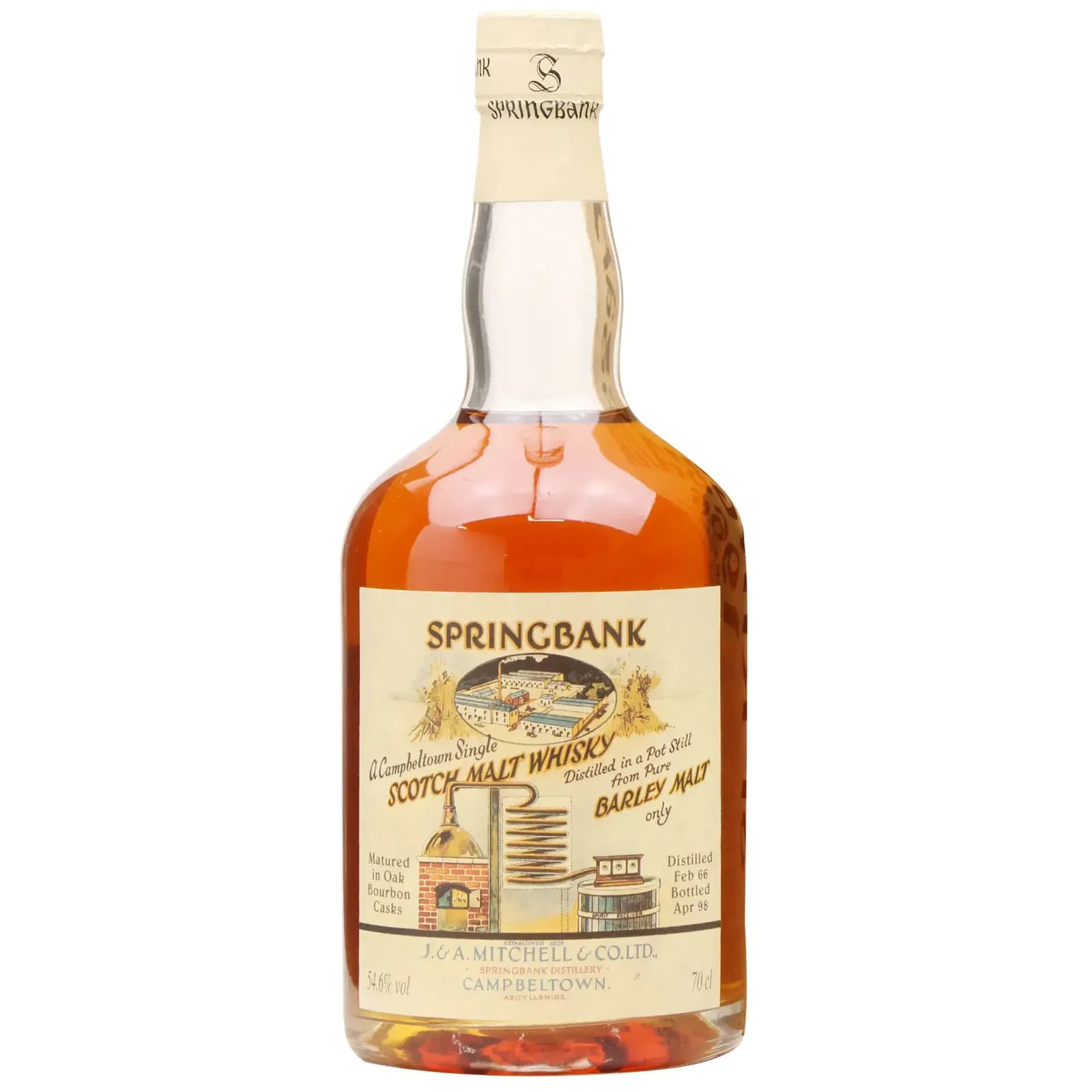 Springbank 33 Years Old 1966 Local Barley Cask Nr.1966 508