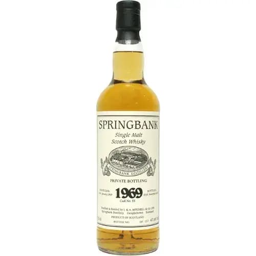 Springbank 34 Years Old 1969 Private Bottling Cask Nr.55