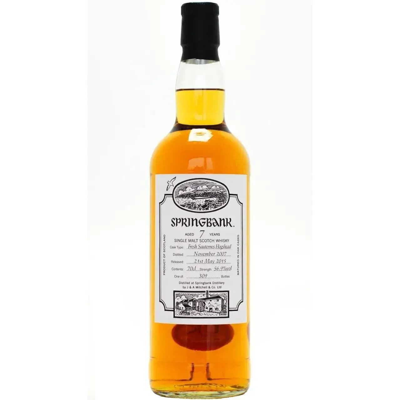 Springbank 7 Years Old 2007 Open Day Bottling 2015