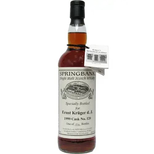Springbank 8 Years Old 1999 Private Bottling Ernst Krueger D.J. Cask Nr.120