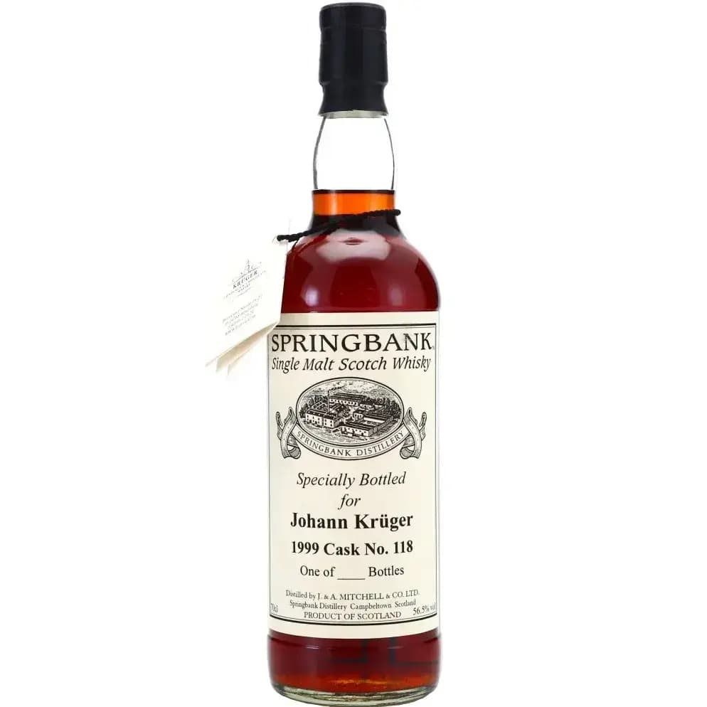 Springbank 8 Years Old 1999 Private Bottling Johann Krueger Cask Nr.118