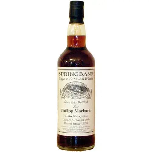 Springbank 8 Years Old 1999 Private Bottling Philipp Marbach