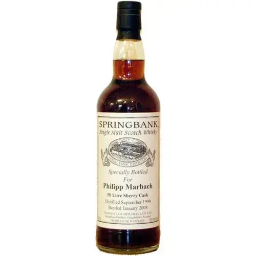 Springbank 8 Years Old 1999 Private Bottling Philipp Marbach