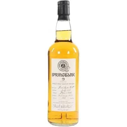 Springbank 9 Years Old 1997 Society Bottling