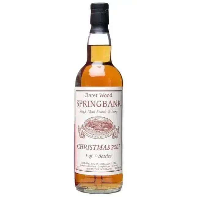 Springbank Christmas 2007 For Shareholders, Directors And Staff