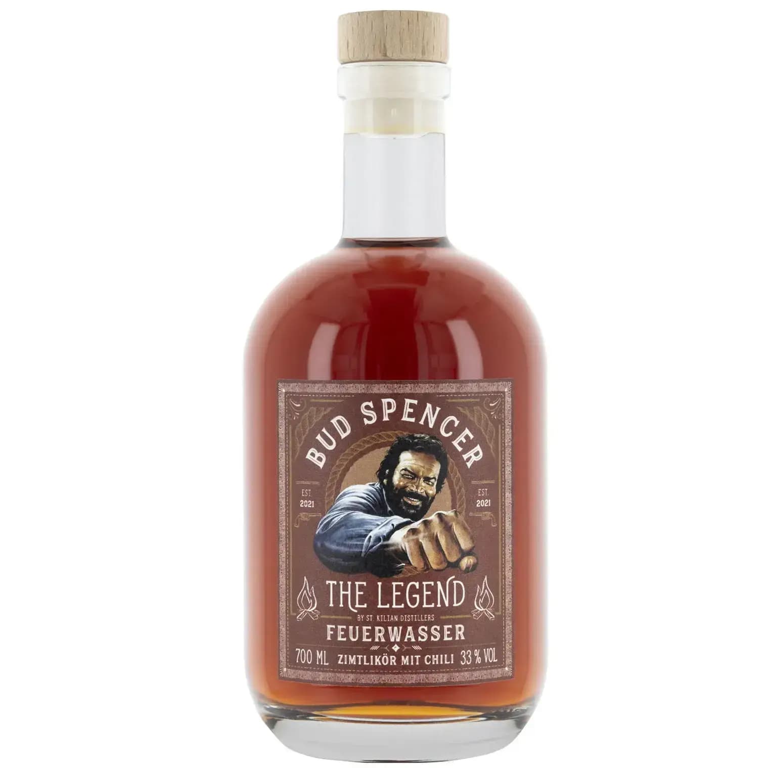 St. Kilian Bud Spencer – Feuerwasser – Zimtlikör mit Chili