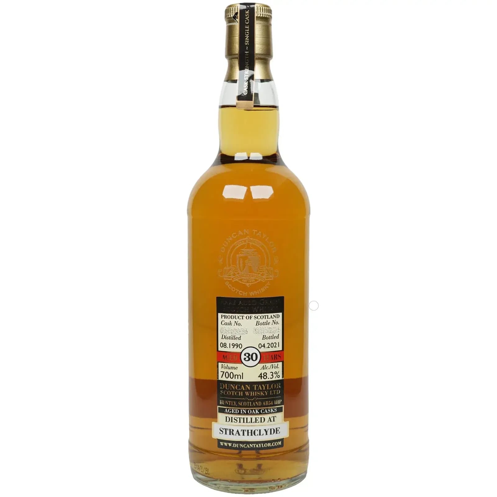 Strathclyde 30 Years Old 1990 Duncan Taylor Rare Auld Single Grain