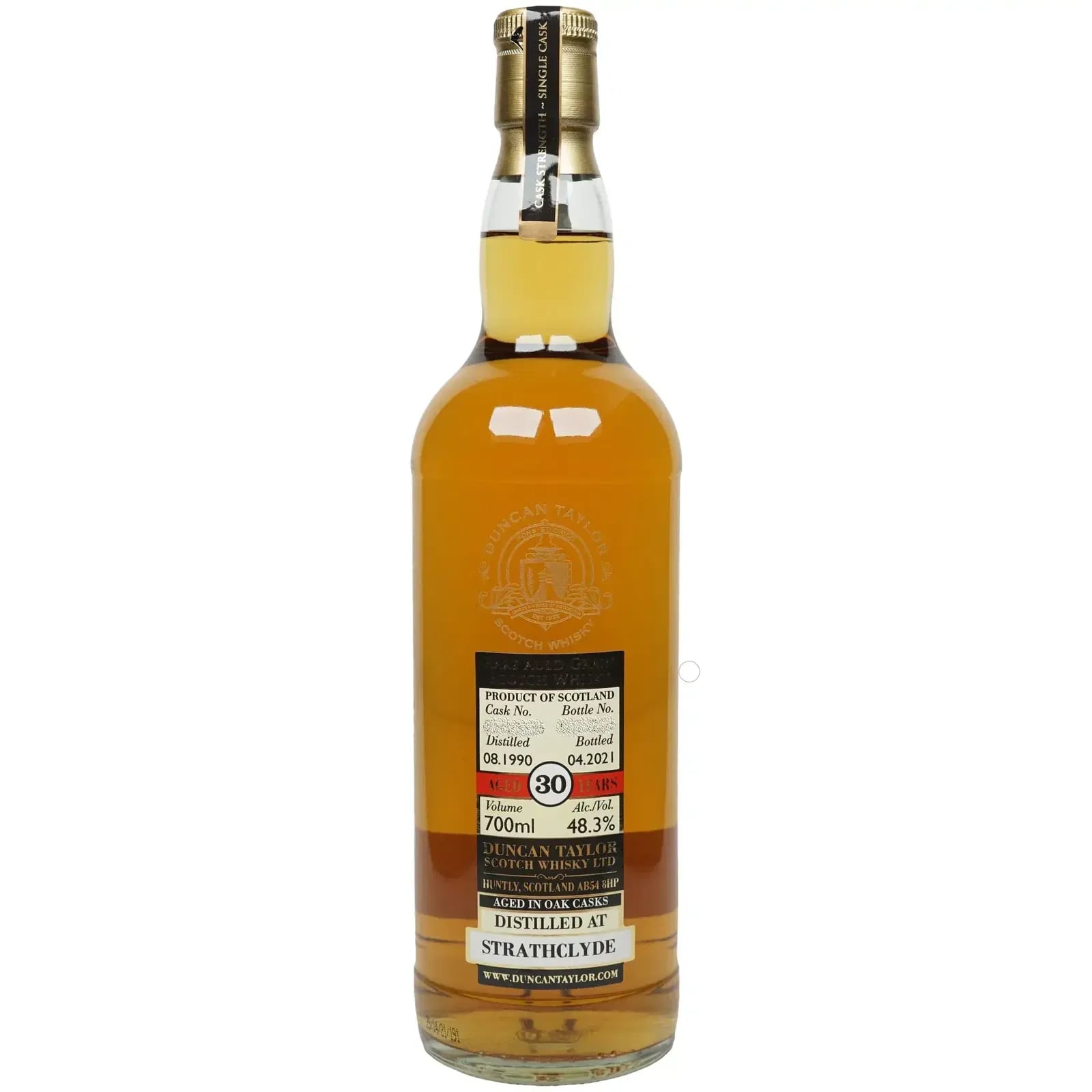 Strathclyde 30 Years Old 1990 Duncan Taylor Rare Auld Single Grain