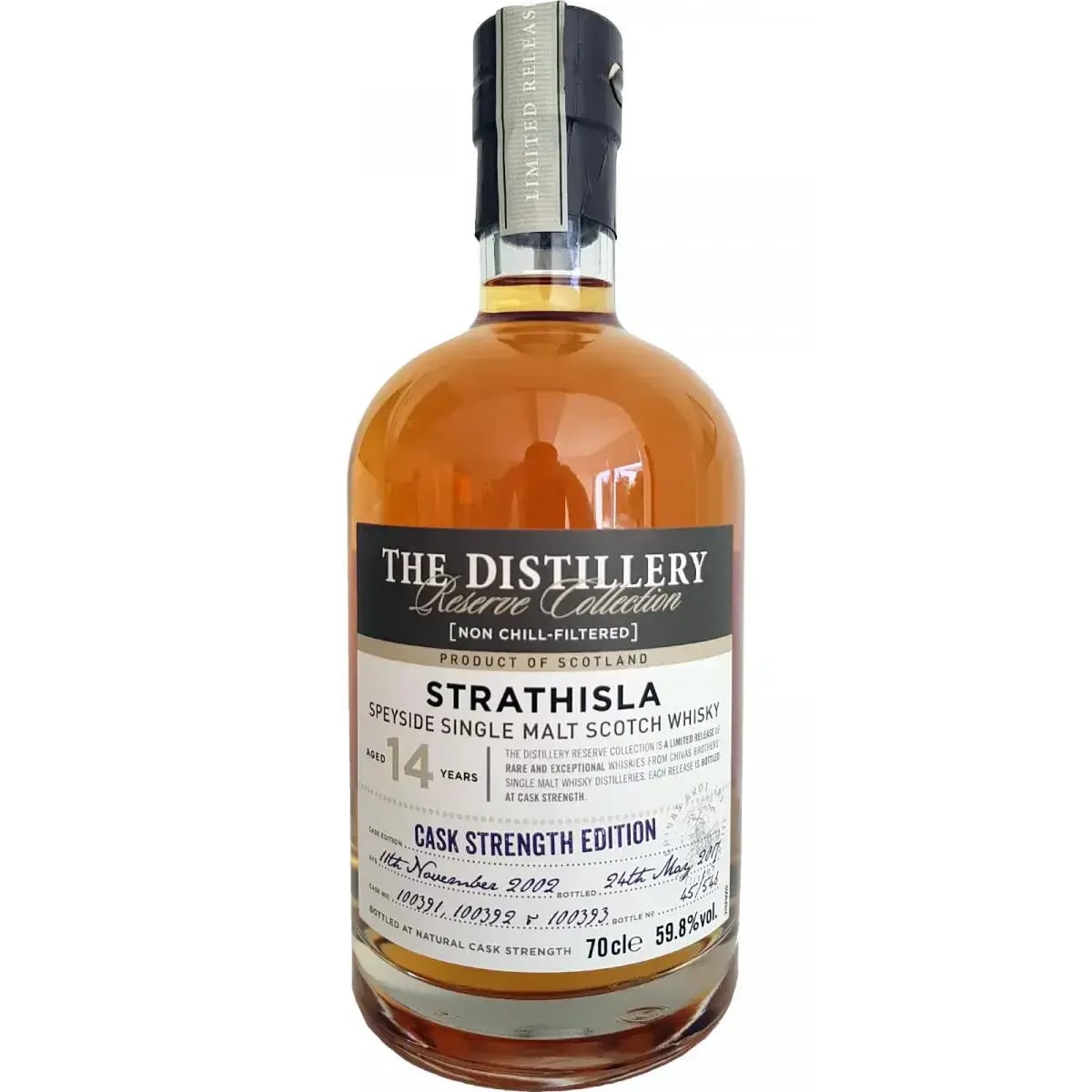 Strathisla 14 Years Old 2002 The Distillery Reserve Collection Cask Nr.100391, 100392, 100393