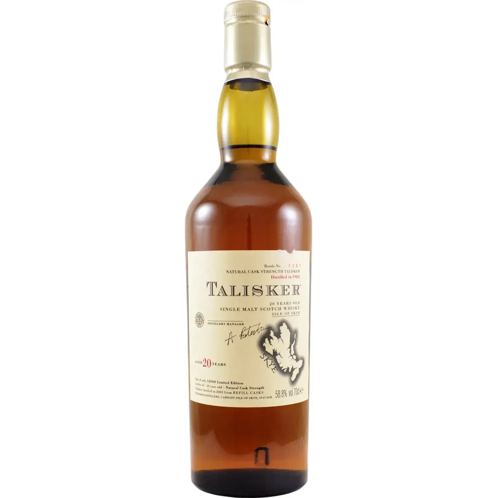 Talisker 20 Years Old 1982 Diageo Special Releases 2003